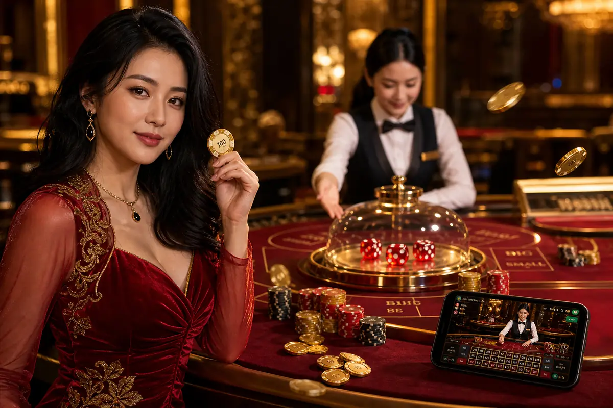judikis Casino permainan live baccarat di telefon bimbit